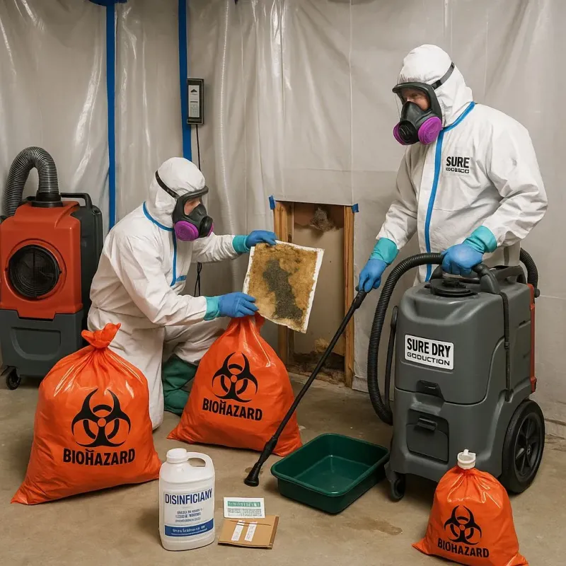 Contaminated Water Handling Protocols process in Hamlet, NC