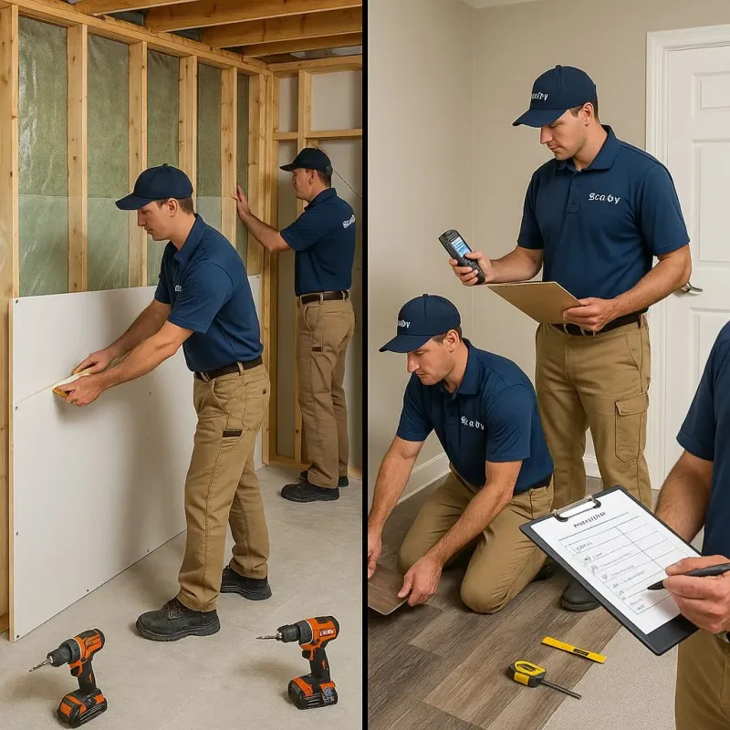 Repairs and Reconstruction process in Hamlet, NC