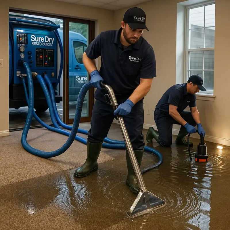 Water Extraction and Removal process in Hamlet, NC